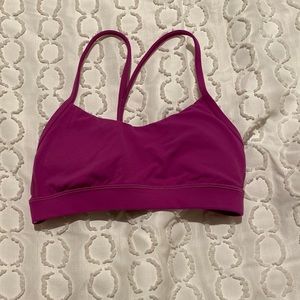 Lululemon purple flow Y bra size 4